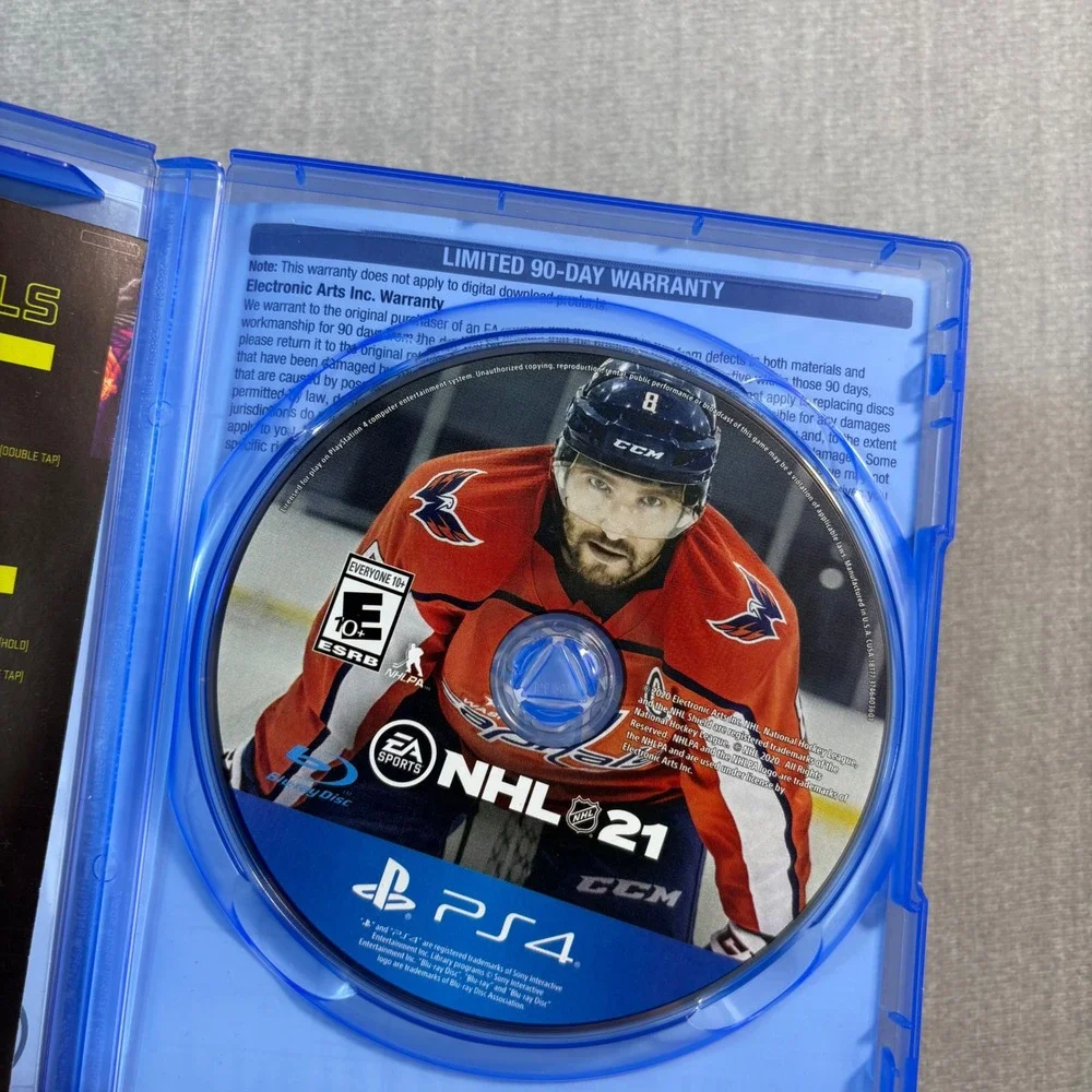 EA Sports NHL‎ 21 PlayStation 4 Blue NHL 21 Sports Hockey Game Disc Insert